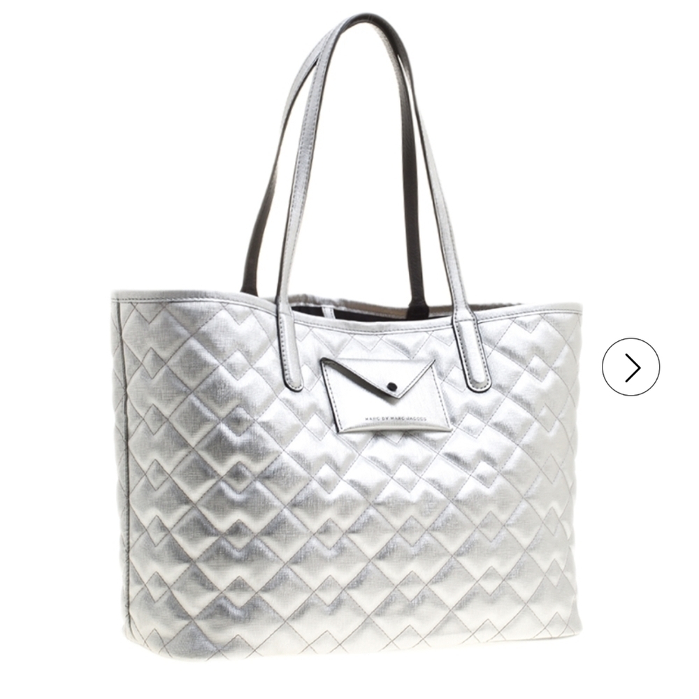 *HOST PICK*Marc jacob silver tote bag - Picture 1 of 8